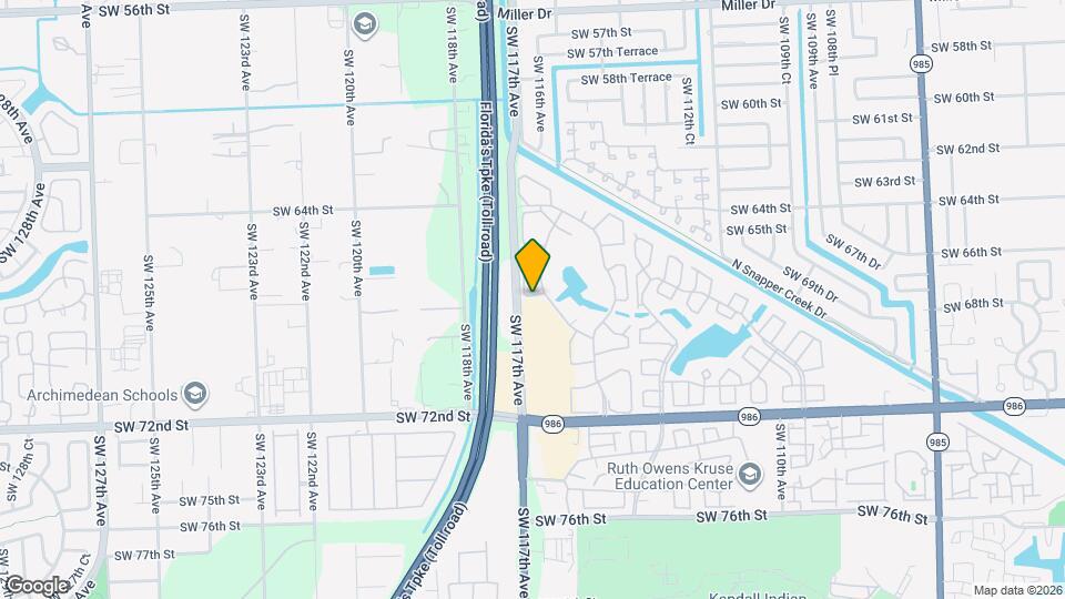 6619 SW 116th Pl Map and Location Details