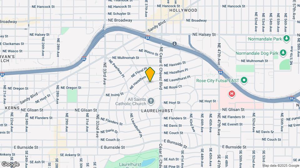 816 NE Laurelhurst Pl Map and Location Details