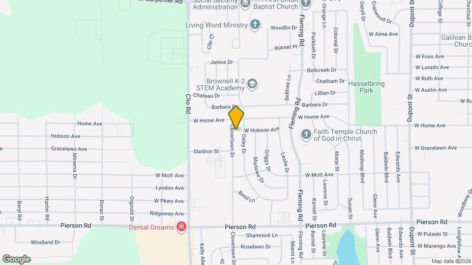5914 Cloverlawn Dr Map and Location Details