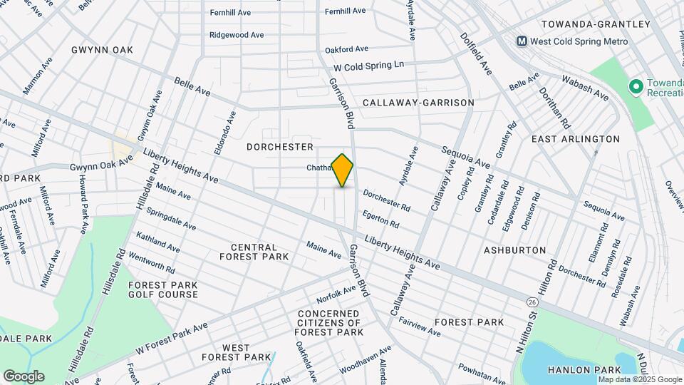 3901 Dorchester Rd Map and Location Details