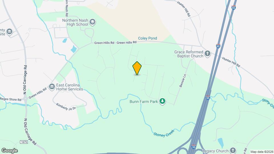 1227 Middlecrest Dr Mapa y Detalles de la Ubicación