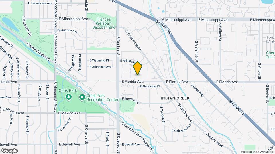 7474 E Arkansas Ave, Unit 1910 Map and Location Details