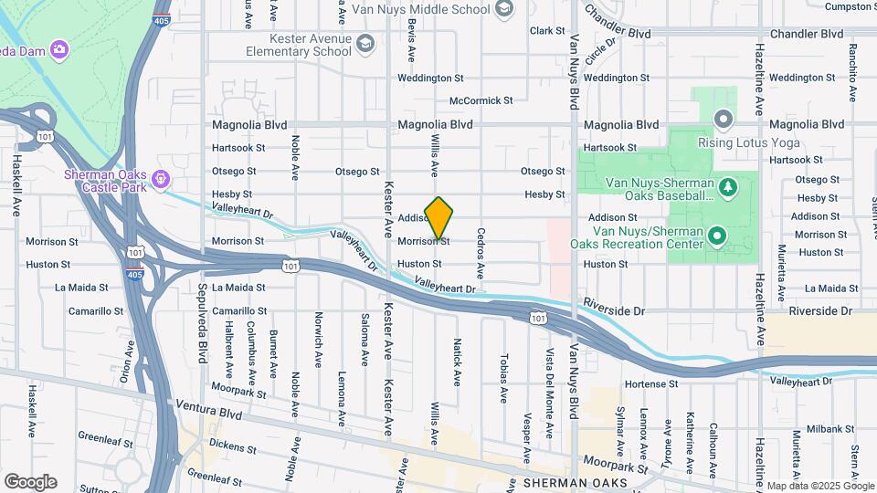 14758 Morrison St Map and Location Details