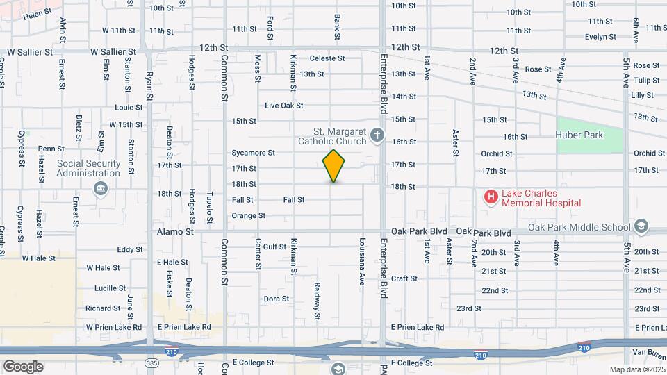 2703 Bank St Map and Location Details