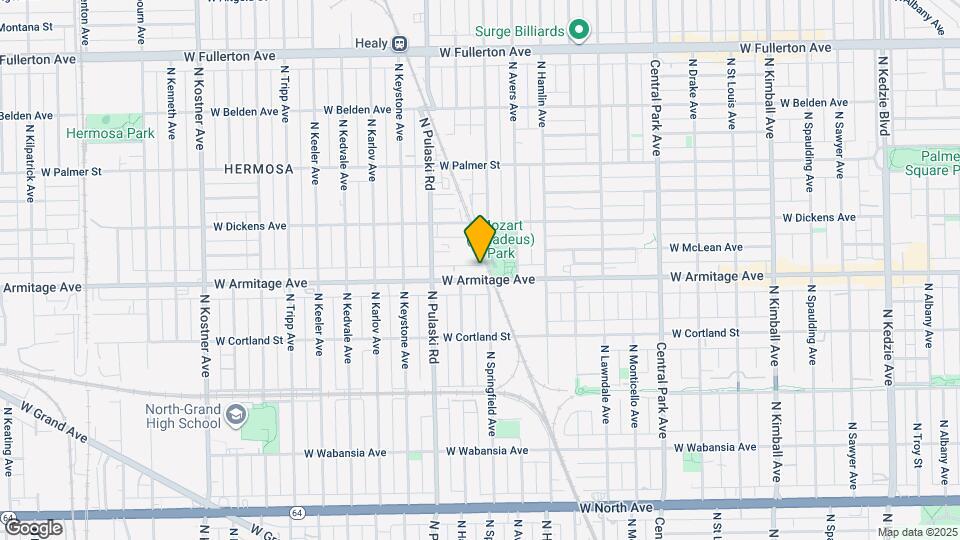 3904 W Armitage Ave Map and Location Details