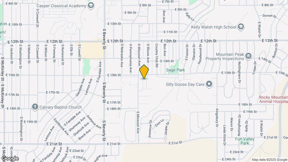 2631 E 15th St Map and Location Details