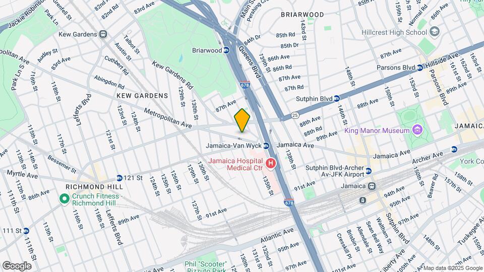 132-47 Metropolitan Ave-Unit -5C Map and Location Details