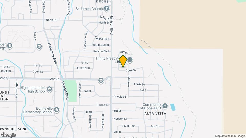 1272 Cook St Map and Location Details