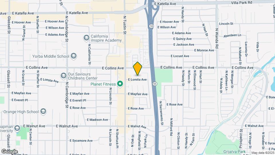 1833 E Lomita Ave Map and Location Details