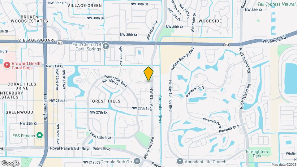 2960 Riverside Dr Map and Location Details