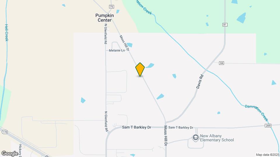 1317 Moss Hill Dr Map and Location Details