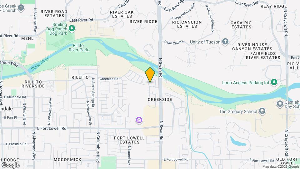 3484 N Camino La Jicarrilla Map and Location Details