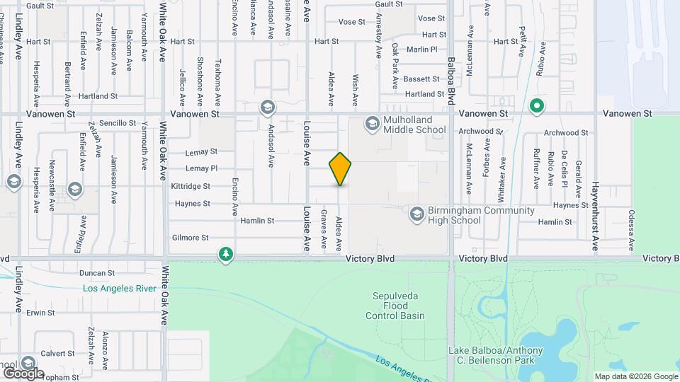 6552 Aldea Ave Mapa y Detalles de la Ubicación