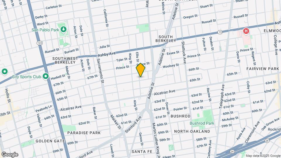 1801 Fairview St Map and Location Details