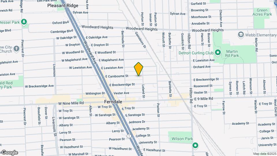 400 E Cambourne St Map and Location Details