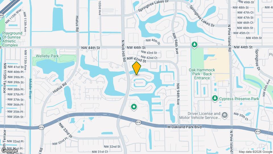 9992 Nob Hill Pl Map and Location Details