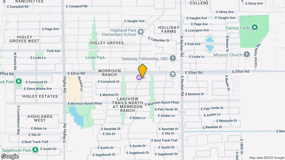3742 E Comstock Dr Map and Location Details