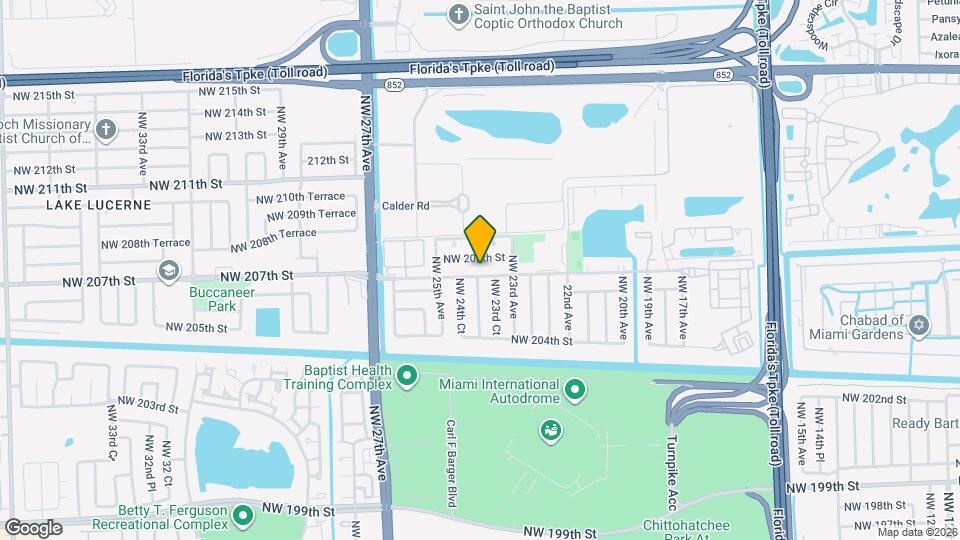 2355 NW 207th St Map and Location Details