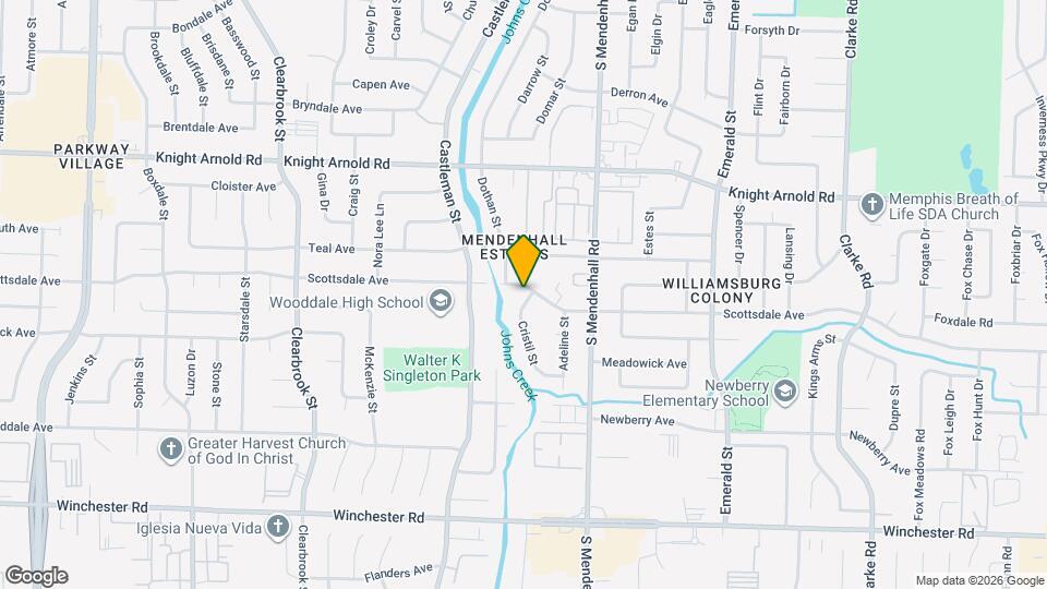 3325 Cristil St Map and Location Details