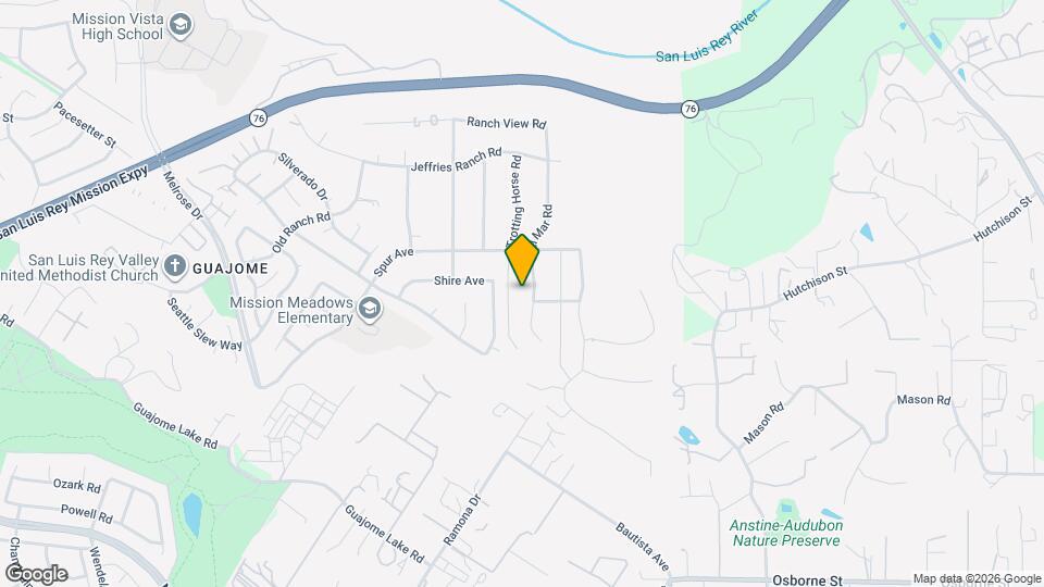 1542 Del Mar Rd Mapa y Detalles de la Ubicación