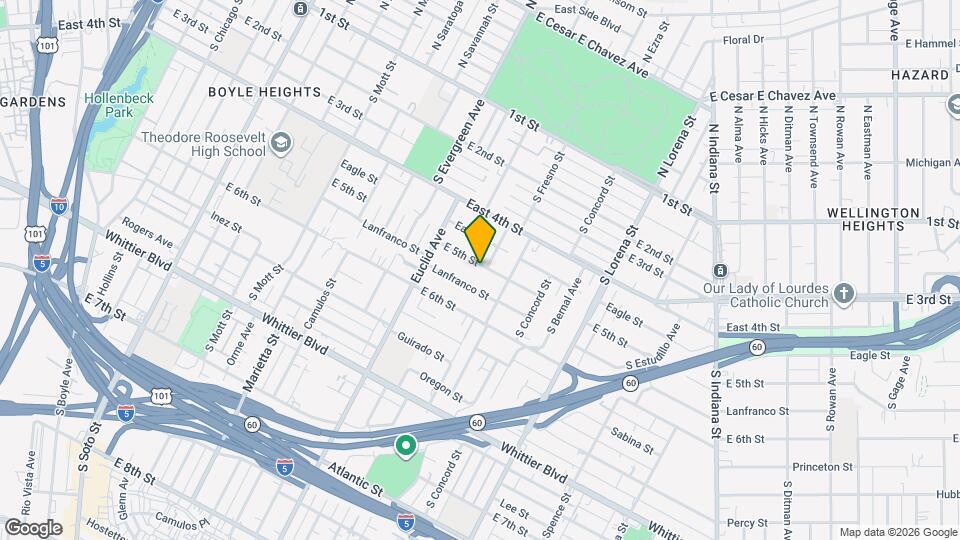 3066 E 5th St Mapa y Detalles de la Ubicación