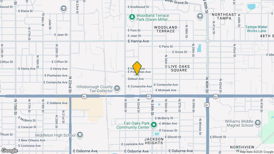 3022 Deleuil Ave Map and Location Details