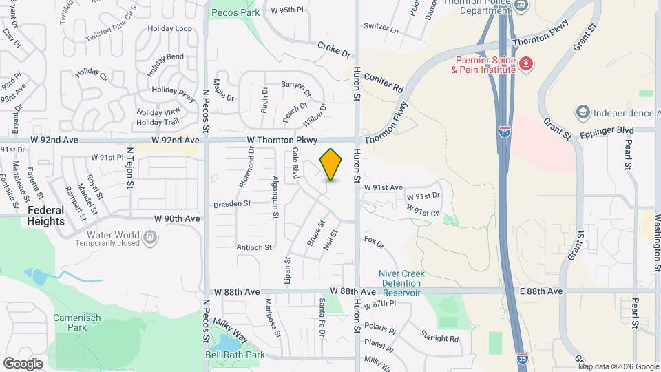 9106 Gale Blvd Map and Location Details