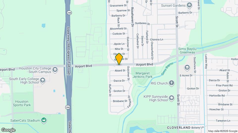 3026 Airport Blvd Map and Location Details