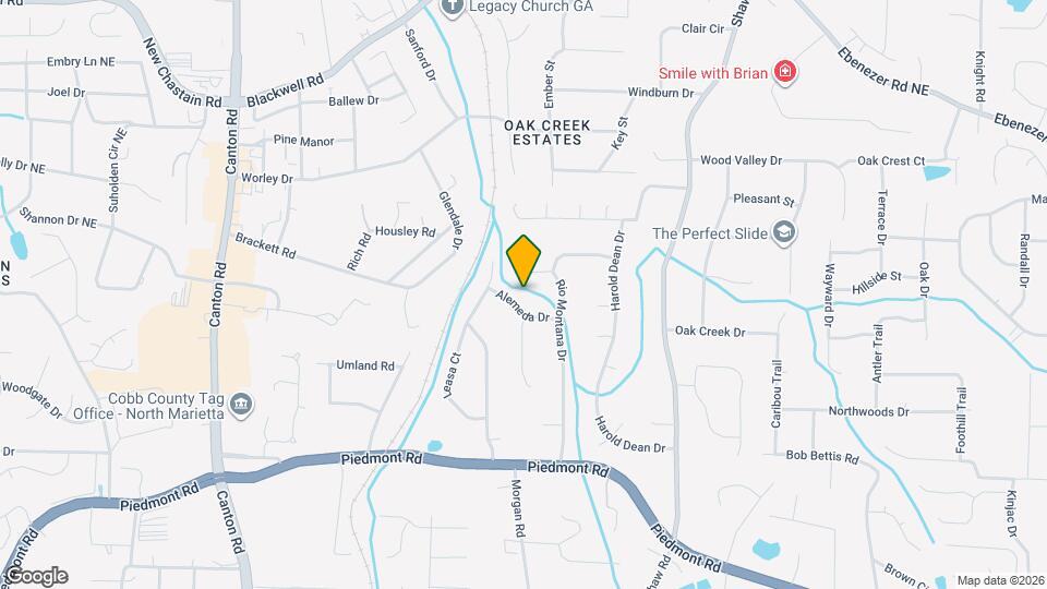 1174 Alemeda Dr Map and Location Details