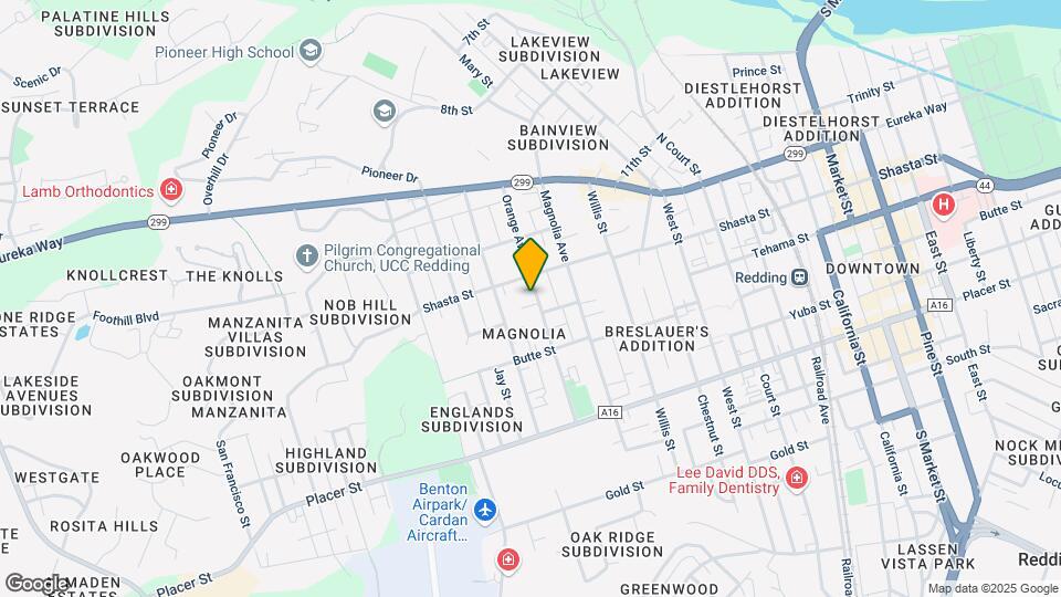 1340 Orange Ave Mapa y Detalles de la Ubicación