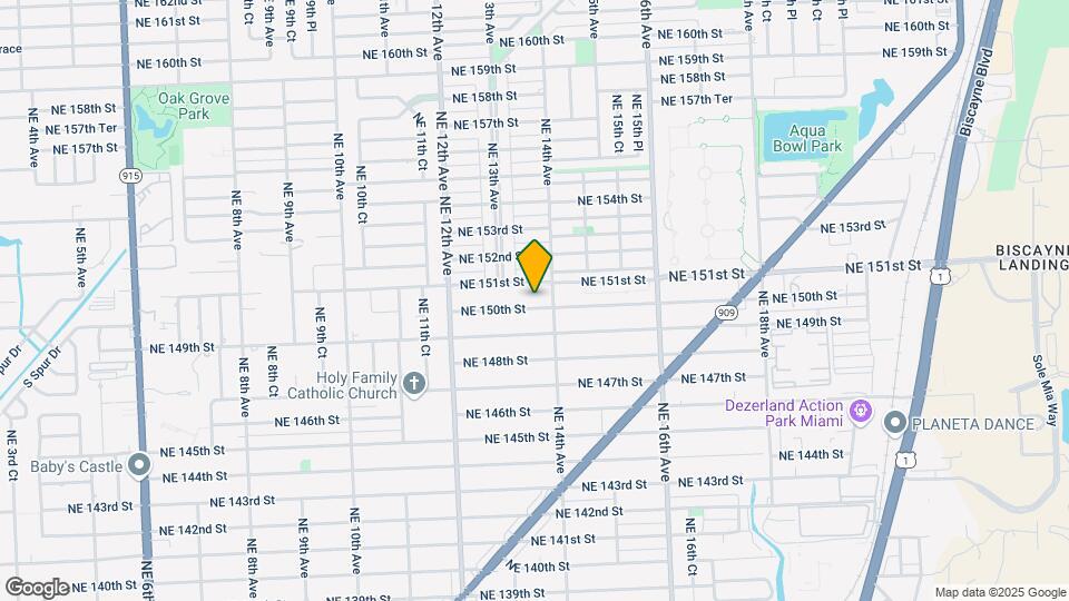 1371 NE 150th St Map and Location Details