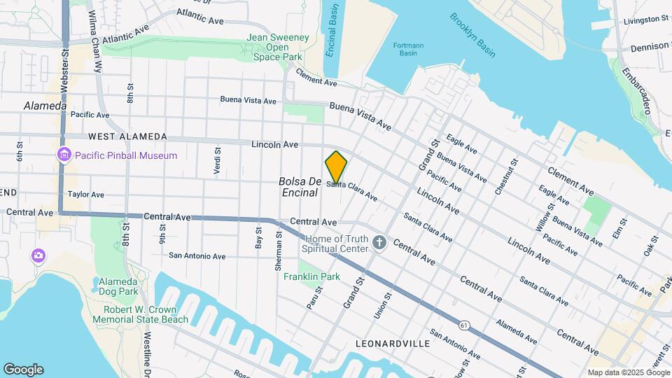 1520 Santa Clara Ave Mapa y Detalles de la Ubicación