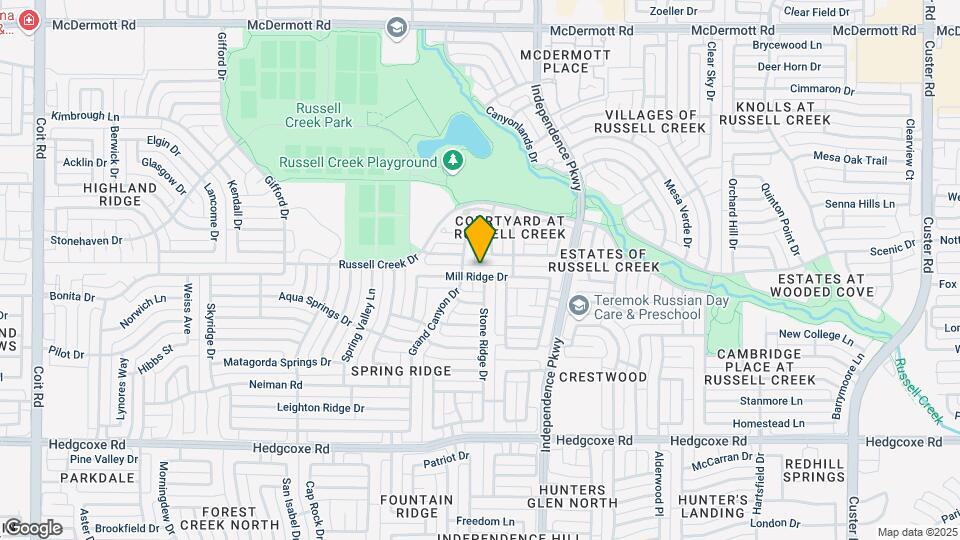 3105 Mill Ridge Dr Map and Location Details
