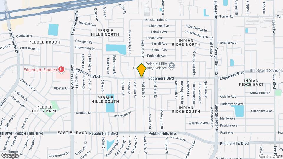 3329 Red Sails Dr Map and Location Details