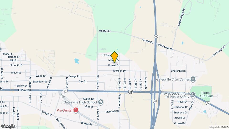 2531 Powell Dr Map and Location Details