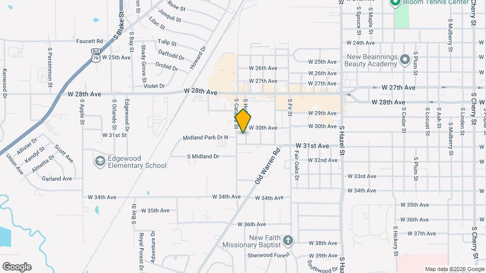 3008 S Holly St Map and Location Details