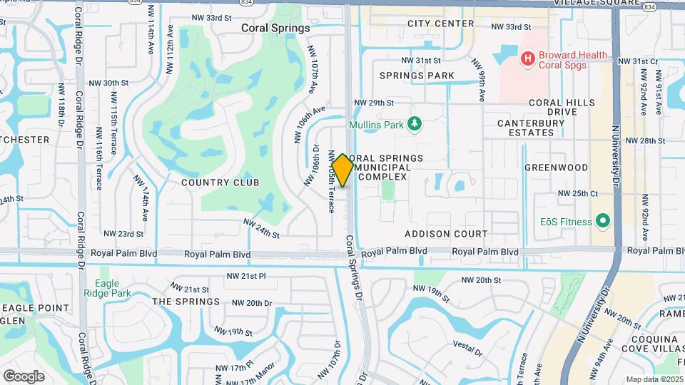 2530 Coral Springs Dr Map and Location Details
