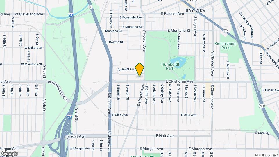356 E Oklahoma Ave Map and Location Details