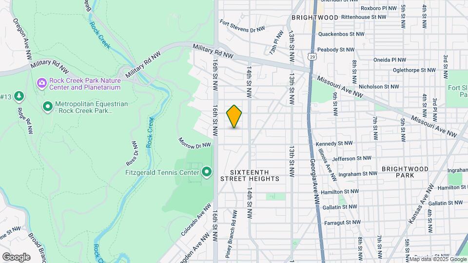 1424 Longfellow St NW Map and Location Details