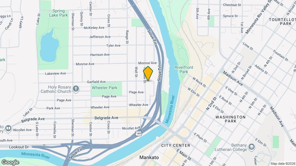 630 Lyndale St Map and Location Details