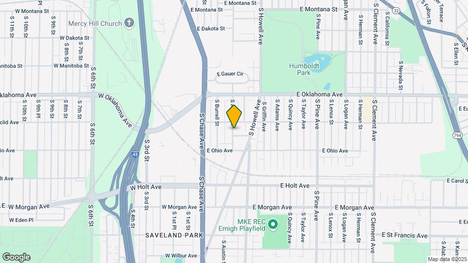302 E Burdick Ave Map and Location Details