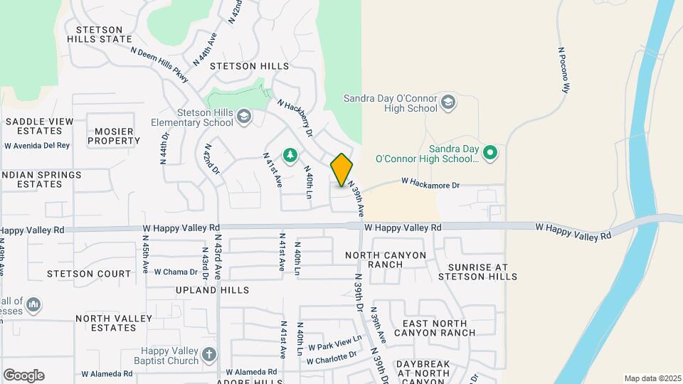 3926 W Hackamore Dr Map and Location Details