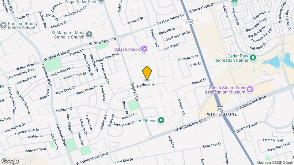 607 Brashear Ln Map and Location Details