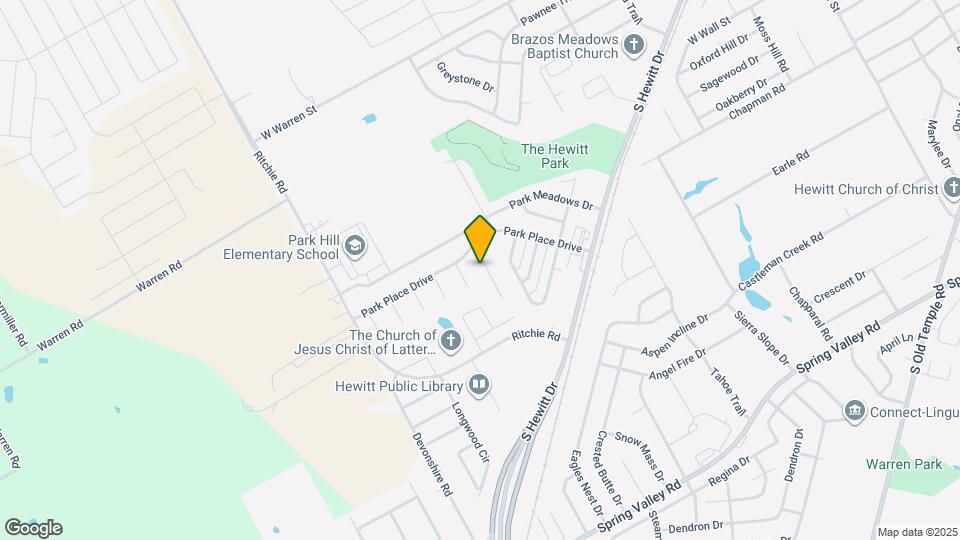 629 Park Ln Map and Location Details