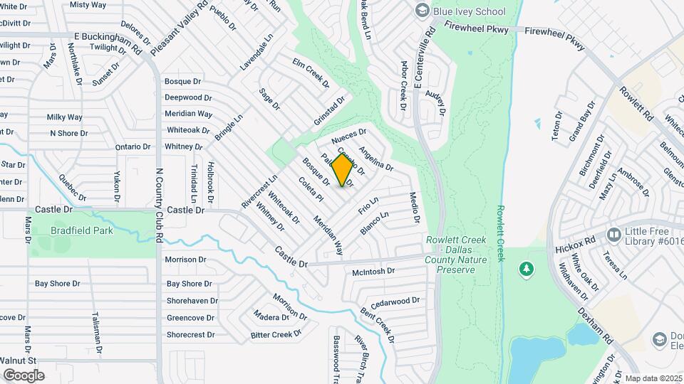 1925 Bosque Dr Map and Location Details