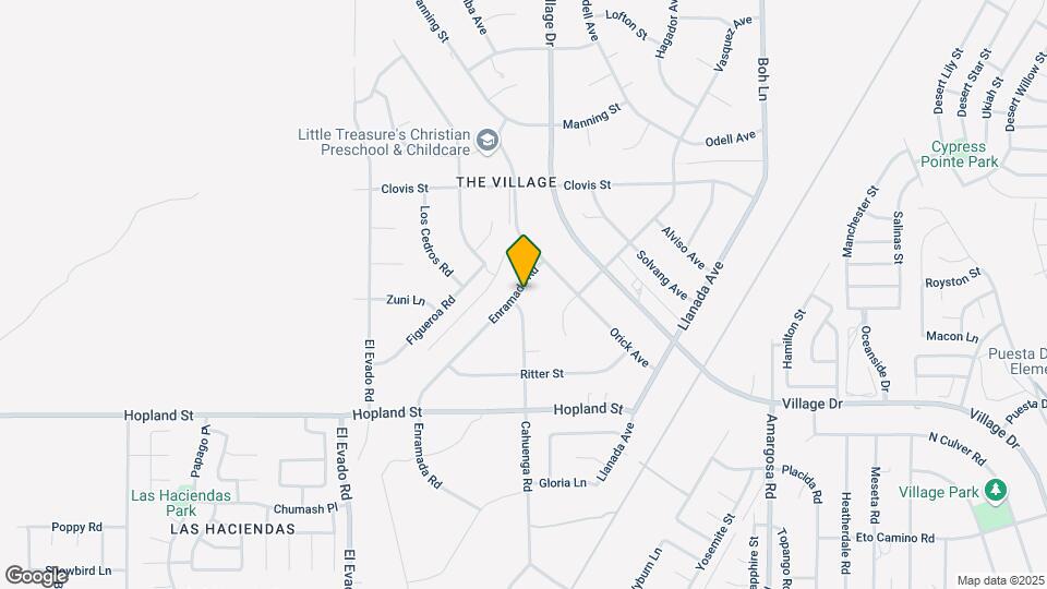 16303 Enramada Rd Map and Location Details