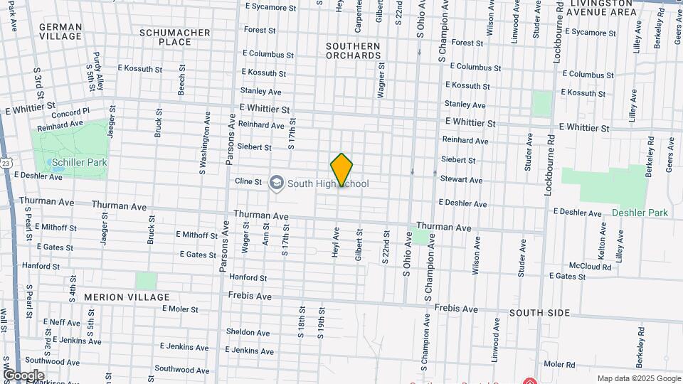 732-734 Deshler Ave Map and Location Details