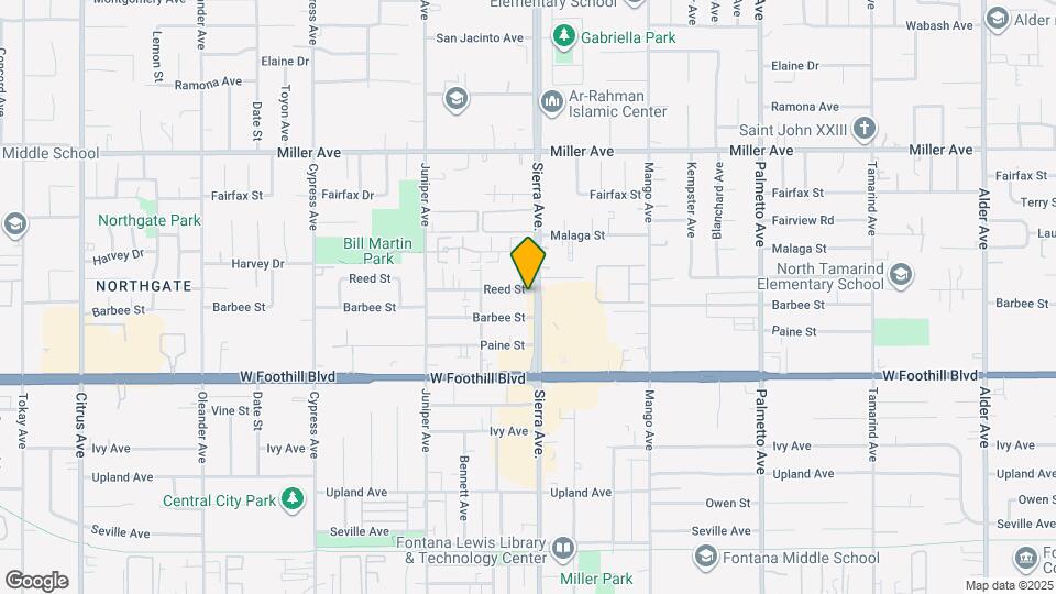 16885 Reed St Map and Location Details