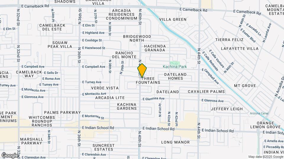 4401 N 40th St Map and Location Details