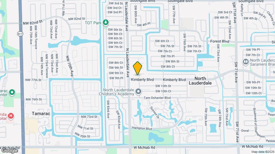 970 SW 80th Ave Mapa y Detalles de la Ubicación